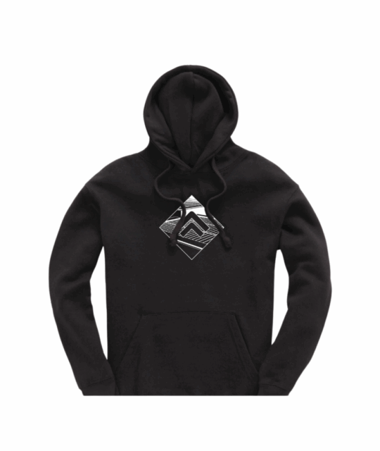SL-8 Adults Hoodie, Black