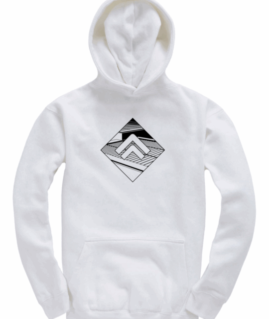 SL-8 Kids Hoodie, White